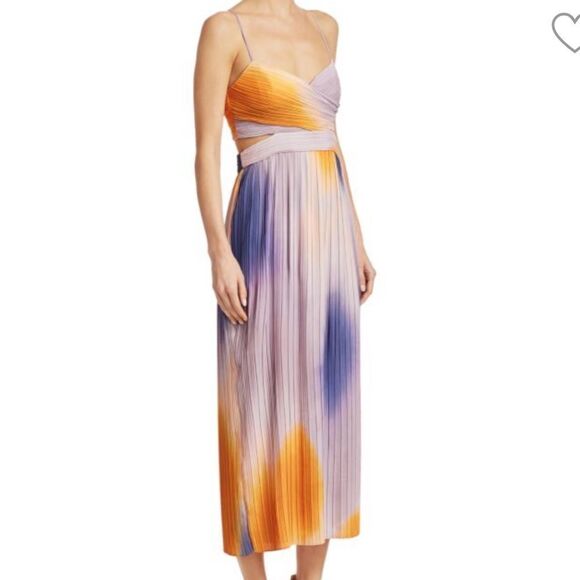 Sienna Pleated Ombre Dress  - Picture 1 of 11